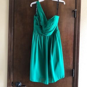 Emerald green bridesmaid dress